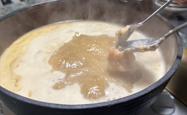 ミンチを入れる